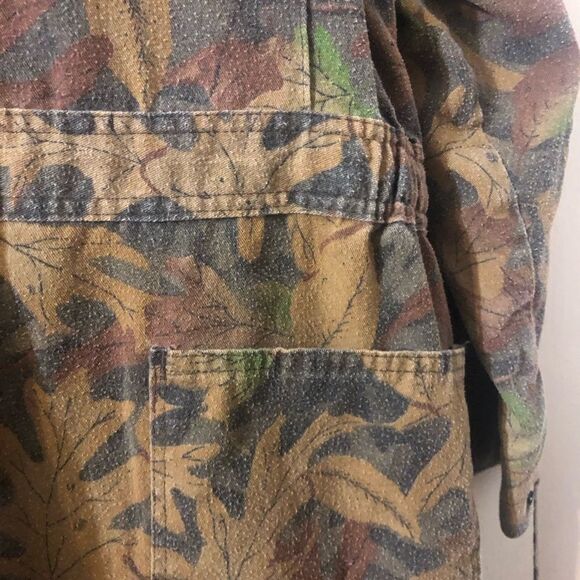 Vintage Gunflint Camo Hunting Jumpsuit. Pockets Collared Made In USA XXL-R - Picture 10 of 11